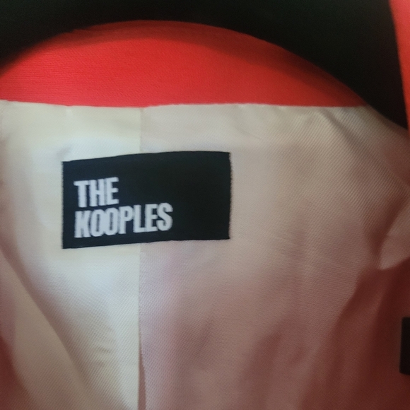 THE KOOPLES Tailored Sleeveless Orange Blazer Dress. NWT MSRP $475 US M - Picture 9 of 13